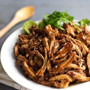 Honey Glazed Crockpot Chicken Adobo - simple pantry ingredients, hardly any hands-on time, 200 calories. | https://weight-guide.today
