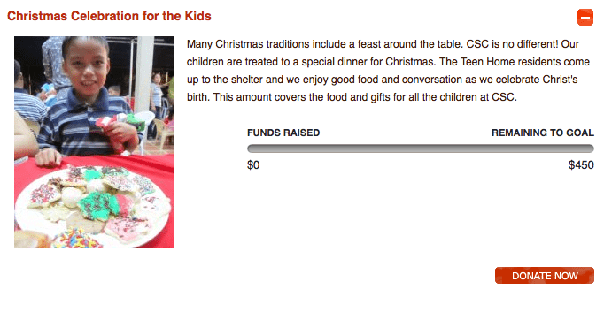 Fundraiser.