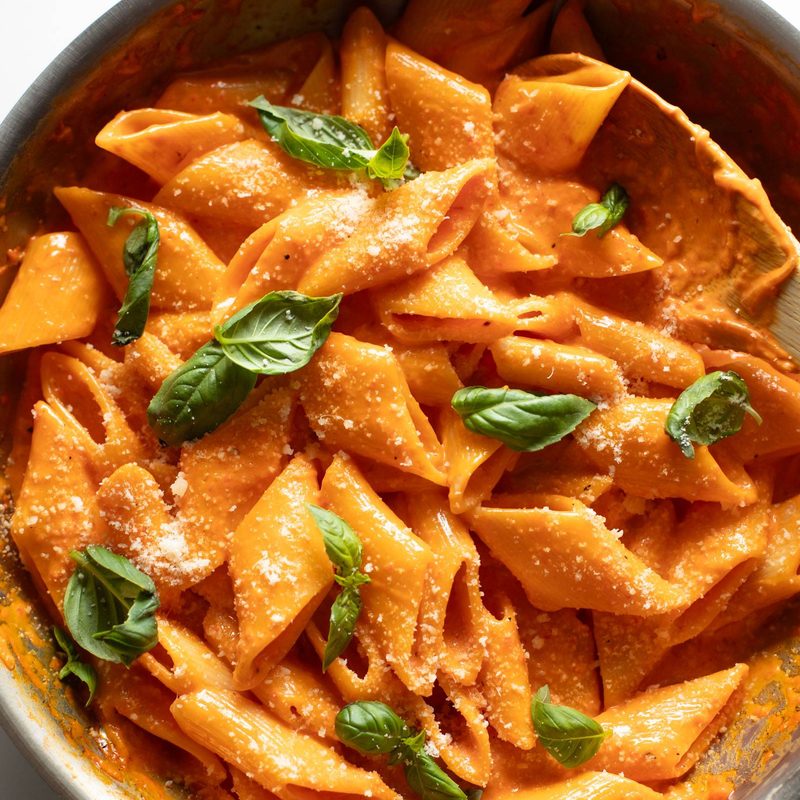 A picture of Roasted Red Pepper Pasta